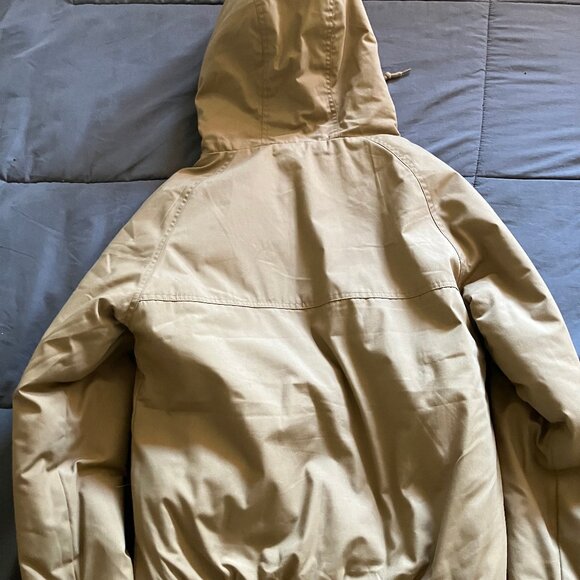 Volcom Mens Insulated Vermano Dark Khaki Jacket w/ hood - Small - Picture 5 of 6